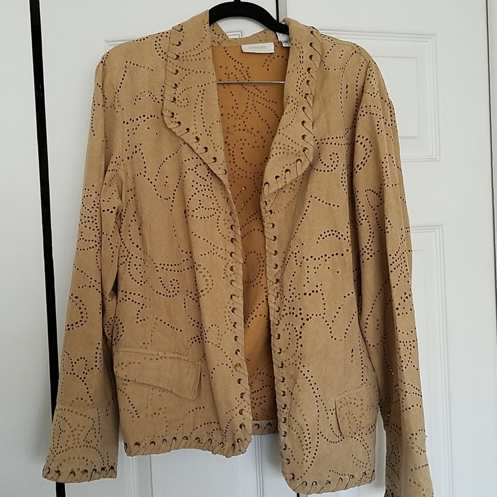 FAUX SUEDE JACKET